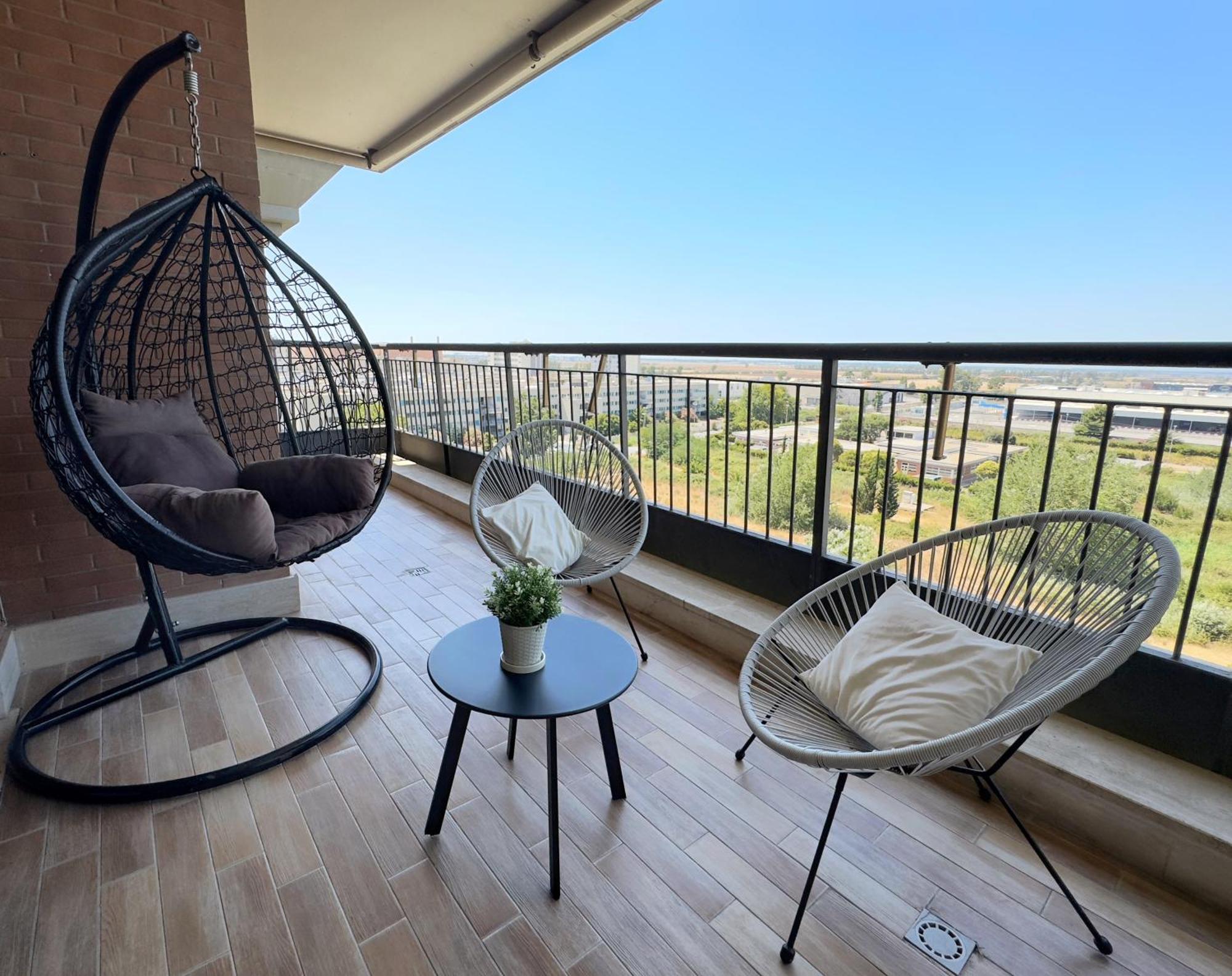 Sunset Escape Apartment - Panoramic Terrace Fiumicino Eksteriør billede